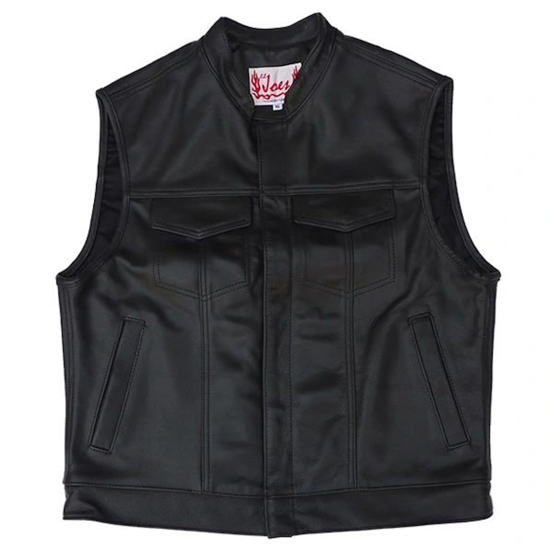 4-Pocket Leather Vest | blackriothk