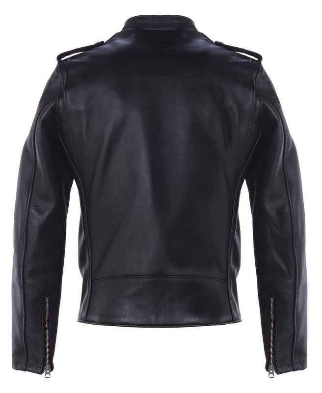 Veste En Cuir Schott NYC Pour Femme - Style Motard, Coupe Cintrée, Cuir Vieilli