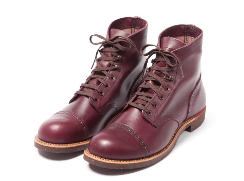 Red Wing-8012-Munson Iron Range-Burgundy - Black Riot HK