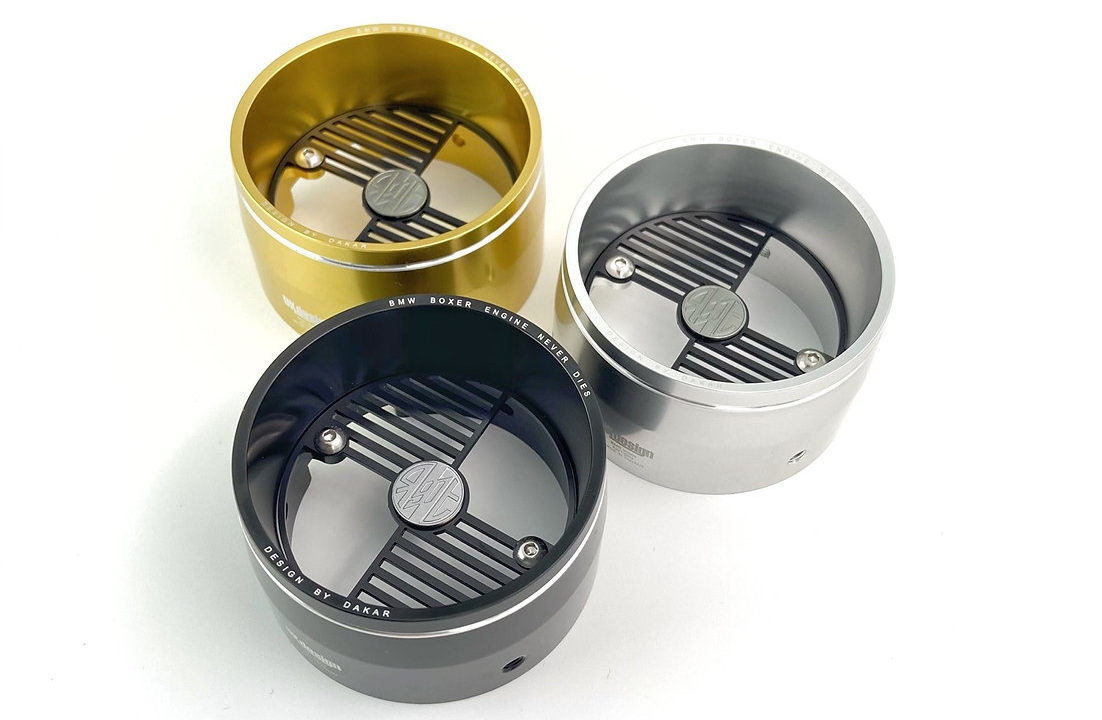 Ring Intake DKdesign - BMW RnineT CNC Air Intake Ring - Black Riot HK