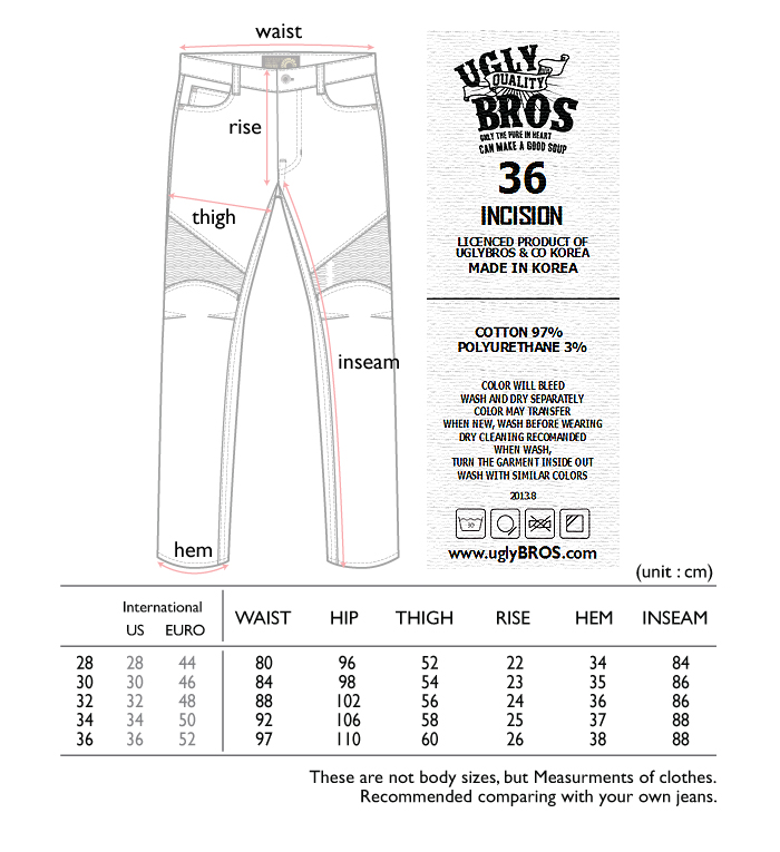 UglyBros-Mens-Jeans-Incision - Black Riot HK