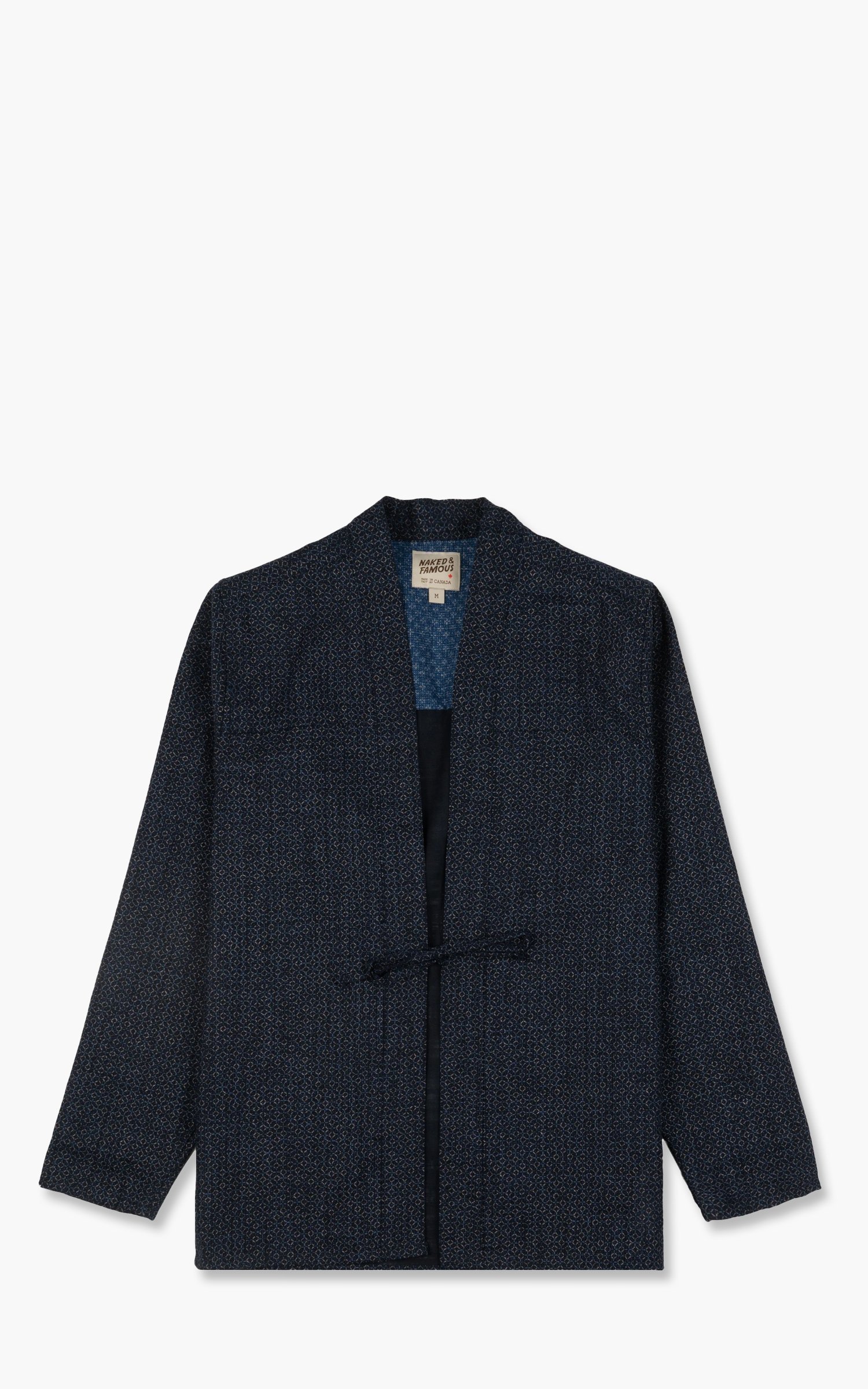 Naked and Famous-Kimono Shirt-Japan Poplin Herit - Black Riot HK