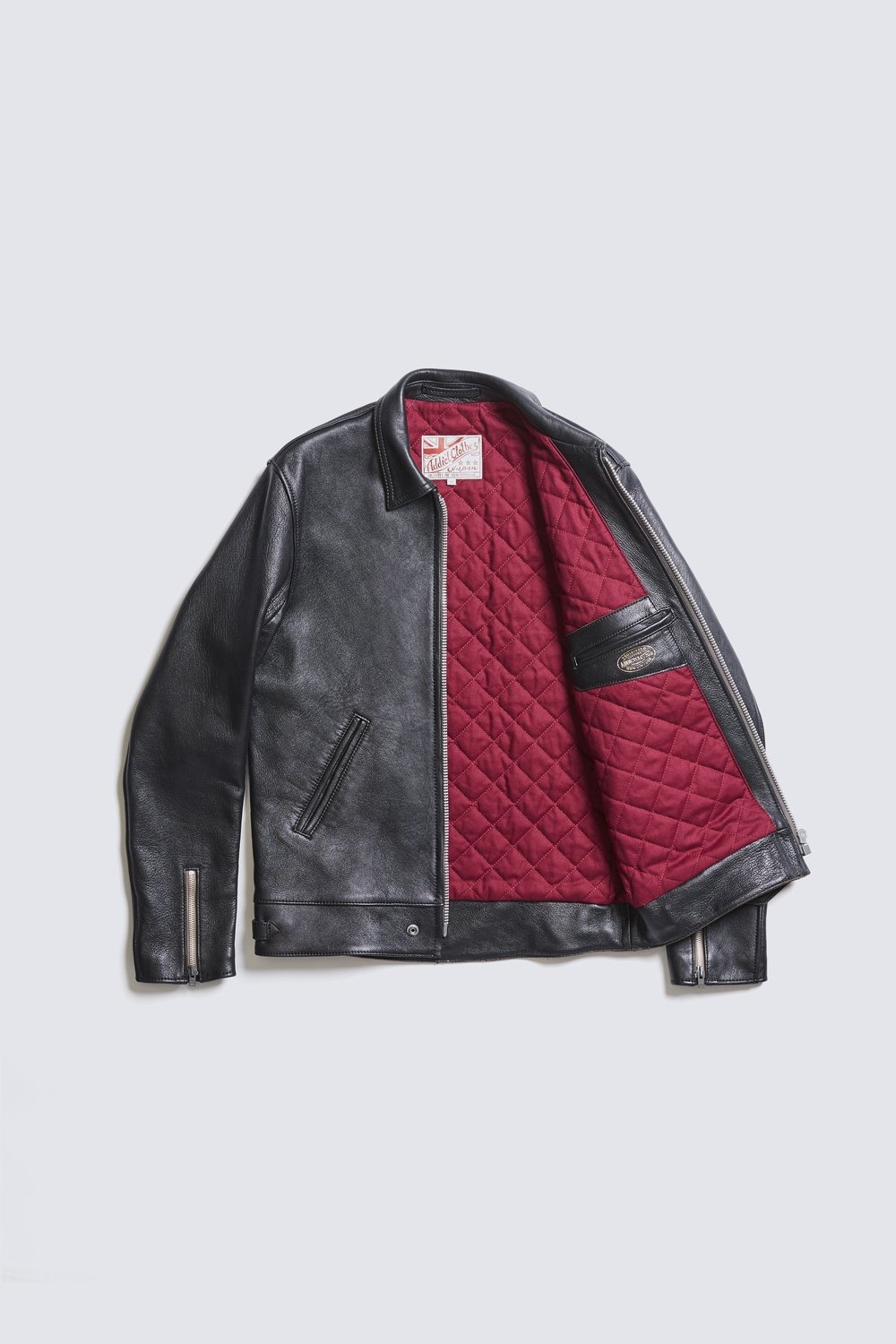 Addict Clothes-Leather-AD-01 Center Zip Jacket