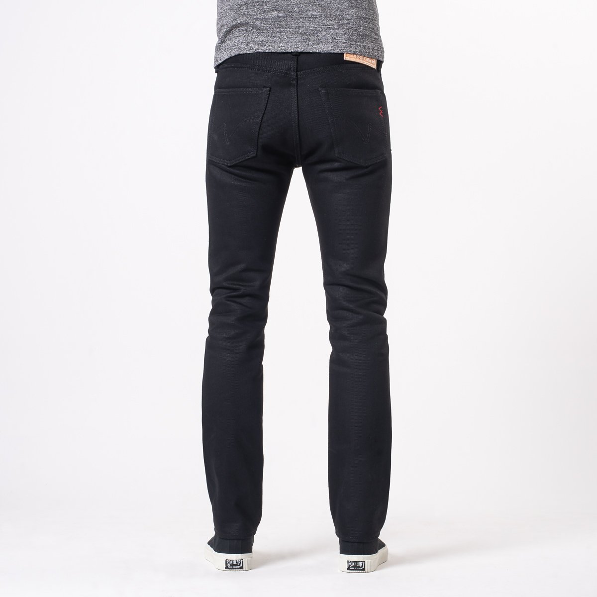 Iron Heart-Pants-21oz Selvedge Denim Super Slim Pants - Black Riot HK