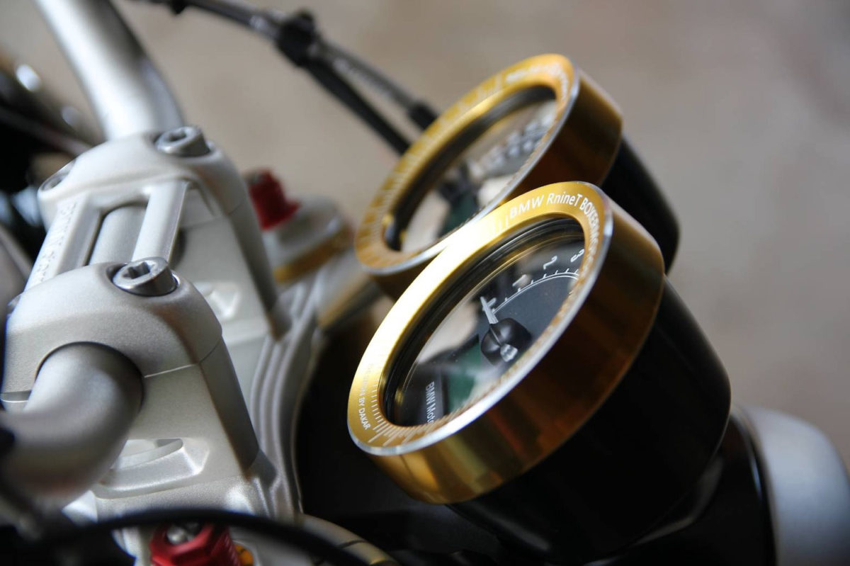 DKdesign-BMW RnineT CNC Twin Speed Meter Rings