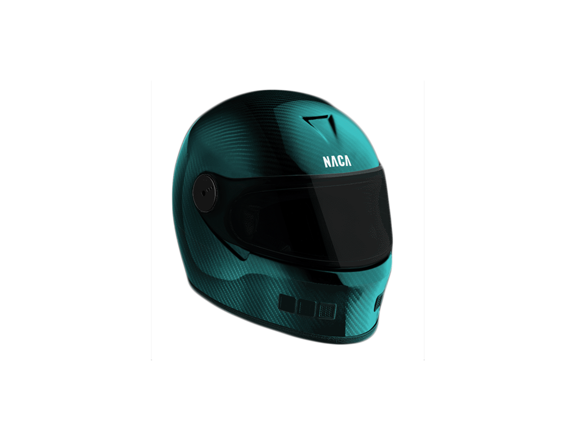 Naca-Full Face-Turquoise Carbon