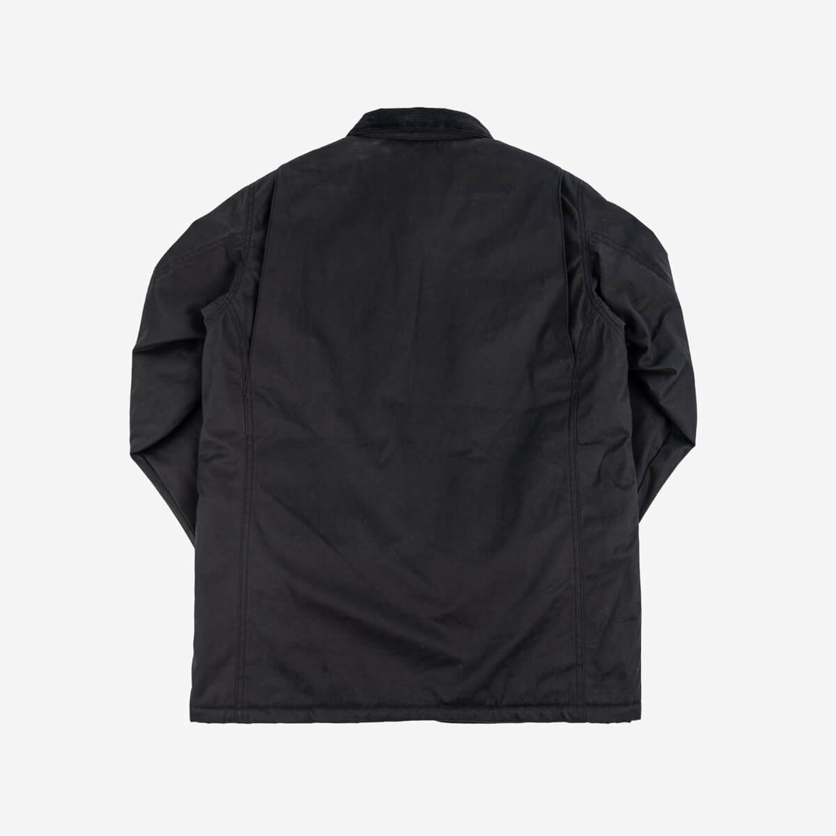 Iron Heart-Jacket-7oz Oiled Cotton Chore Jacket-Black - Black Riot HK