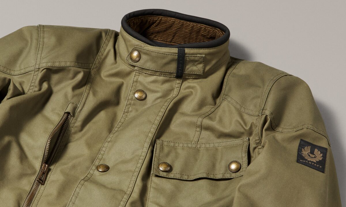 Belstaff-Jacket-Waymaster Motorcycle Waxed cotton Jacket-Olive - Image 2